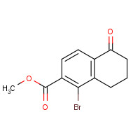 1407500-78-0 methyl 1-bromo-5-oxo-7,8-dihydro-6H-naphthalene-2-carboxylate chemical structure