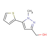 879896-47-6 (1-methyl-5-thiophen-2-ylpyrazol-3-yl)methanol chemical structure