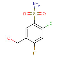864083-11-4 2-chloro-4-fluoro-5-(hydroxymethyl)benzenesulfonamide chemical structure