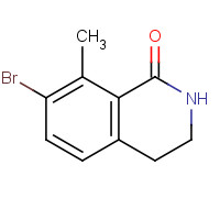 1616289-47-4 7-bromo-8-methyl-3,4-dihydro-2H-isoquinolin-1-one chemical structure