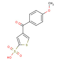118976-96-8 4-(4-methoxybenzoyl)thiophene-2-sulfonic acid chemical structure
