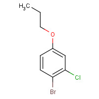 1353776-75-6 1-bromo-2-chloro-4-propoxybenzene chemical structure