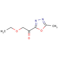 1315332-56-9 2-ethoxy-1-(5-methyl-1,3,4-oxadiazol-2-yl)ethanone chemical structure