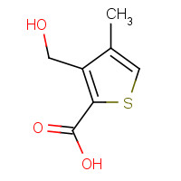 1374574-40-9 3-(hydroxymethyl)-4-methylthiophene-2-carboxylic acid chemical structure