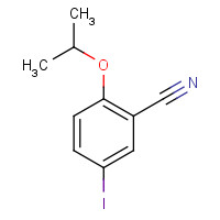 1258440-83-3 5-iodo-2-propan-2-yloxybenzonitrile chemical structure
