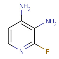 60186-23-4 2-fluoropyridine-3,4-diamine chemical structure