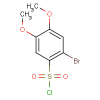 51072-64-1 2-bromo-4,5-dimethoxybenzenesulfonyl chloride chemical structure