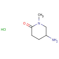 1228838-10-5 5-amino-1-methylpiperidin-2-one;hydrochloride chemical structure
