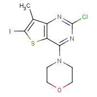 956388-01-5 4-(2-chloro-6-iodo-7-methylthieno[3,2-d]pyrimidin-4-yl)morpholine chemical structure