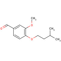 114991-69-4 3-methoxy-4-(3-methylbutoxy)benzaldehyde chemical structure