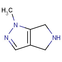 762233-62-5 1-methyl-5,6-dihydro-4H-pyrrolo[3,4-c]pyrazole chemical structure