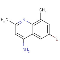 1189107-50-3 6-bromo-2,8-dimethylquinolin-4-amine chemical structure