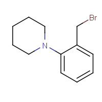 1588883-36-6 1-[2-(bromomethyl)phenyl]piperidine chemical structure