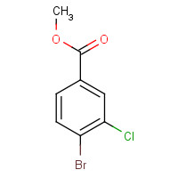117738-74-6 methyl 4-bromo-3-chlorobenzoate chemical structure