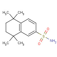 1235965-41-9 5,5,8,8-tetramethyl-6,7-dihydronaphthalene-2-sulfonamide chemical structure