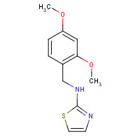 853994-53-3 N-[(2,4-dimethoxyphenyl)methyl]-1,3-thiazol-2-amine chemical structure