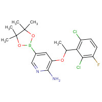 877399-08-1 3-[1-(2,6-dichloro-3-fluorophenyl)ethoxy]-5-(4,4,5,5-tetramethyl-1,3,2-dioxaborolan-2-yl)pyridin-2-amine chemical structure
