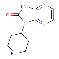 784155-39-1 3-piperidin-4-yl-1H-imidazo[4,5-b]pyrazin-2-one chemical structure