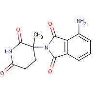 202271-87-2 4-amino-2-(3-methyl-2,6-dioxopiperidin-3-yl)isoindole-1,3-dione chemical structure