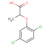 6965-71-5 2-(2,5-dichlorophenoxy)propanoic acid chemical structure
