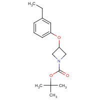 1332300-82-9 tert-butyl 3-(3-ethylphenoxy)azetidine-1-carboxylate chemical structure
