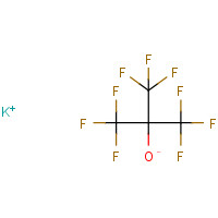 29646-16-0 potassium;1,1,1,3,3,3-hexafluoro-2-(trifluoromethyl)propan-2-olate chemical structure