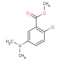 137548-16-4 methyl 2-chloro-5-(dimethylamino)benzoate chemical structure