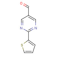 921939-12-0 2-thiophen-2-ylpyrimidine-5-carbaldehyde chemical structure