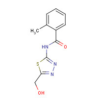723291-25-6 N-[5-(hydroxymethyl)-1,3,4-thiadiazol-2-yl]-2-methylbenzamide chemical structure
