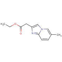 59127-99-0 ethyl 2-(6-methylimidazo[1,2-a]pyridin-2-yl)acetate chemical structure