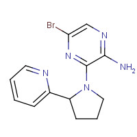 893612-27-6 5-bromo-3-(2-pyridin-2-ylpyrrolidin-1-yl)pyrazin-2-amine chemical structure