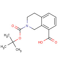 878798-87-9 2-[(2-methylpropan-2-yl)oxycarbonyl]-3,4-dihydro-1H-isoquinoline-8-carboxylic acid chemical structure