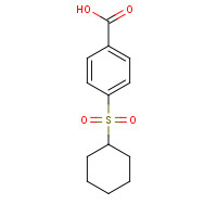 32910-53-5 4-cyclohexylsulfonylbenzoic acid chemical structure