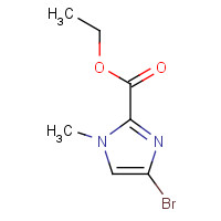 1260672-33-0 ethyl 4-bromo-1-methylimidazole-2-carboxylate chemical structure