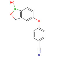 906673-24-3 4-[(1-hydroxy-3H-2,1-benzoxaborol-5-yl)oxy]benzonitrile chemical structure