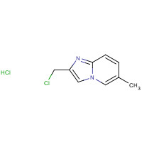 118000-40-1 2-(chloromethyl)-6-methylimidazo[1,2-a]pyridine;hydrochloride chemical structure