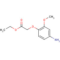 158425-74-2 ethyl 2-(4-amino-2-methoxyphenoxy)acetate chemical structure