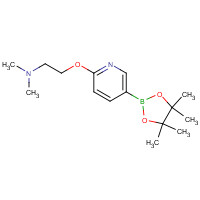 892501-92-7 N,N-dimethyl-2-[5-(4,4,5,5-tetramethyl-1,3,2-dioxaborolan-2-yl)pyridin-2-yl]oxyethanamine chemical structure