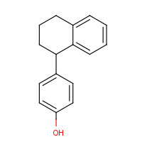 3771-17-3 4-(1,2,3,4-tetrahydronaphthalen-1-yl)phenol chemical structure