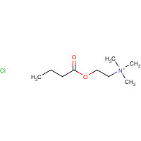 2963-78-2 2-butanoyloxyethyl(trimethyl)azanium;chloride chemical structure