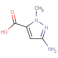 117860-54-5 5-amino-2-methylpyrazole-3-carboxylic acid chemical structure