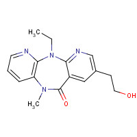 211750-50-4 11-ethyl-8-(2-hydroxyethyl)-5-methyldipyrido[2,3-d:2',3'-h][1,4]diazepin-6-one chemical structure
