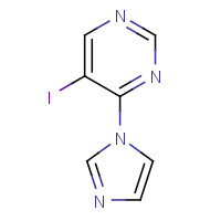 1428881-71-3 4-imidazol-1-yl-5-iodopyrimidine chemical structure