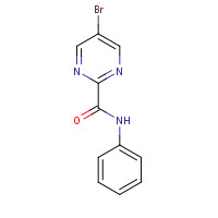 1419603-32-9 5-bromo-N-phenylpyrimidine-2-carboxamide chemical structure