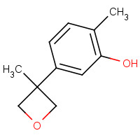 1421253-21-5 2-methyl-5-(3-methyloxetan-3-yl)phenol chemical structure