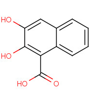 16715-77-8 2,3-dihydroxynaphthalene-1-carboxylic acid chemical structure