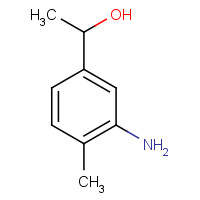 875242-08-3 1-(3-amino-4-methylphenyl)ethanol chemical structure