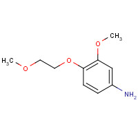 26181-52-2 3-methoxy-4-(2-methoxyethoxy)aniline chemical structure
