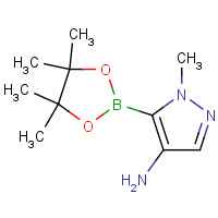 948593-45-1 1-methyl-5-(4,4,5,5-tetramethyl-1,3,2-dioxaborolan-2-yl)pyrazol-4-amine chemical structure