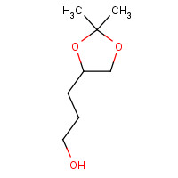 6318-30-5 3-(2,2-dimethyl-1,3-dioxolan-4-yl)propan-1-ol chemical structure
